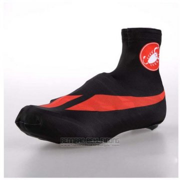 2014 Castelli Zeitfahruberschuhe Radfahren Rot und Shwarz