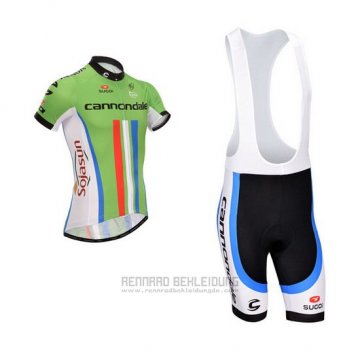 2014 Fahrradbekleidung Cannondale Champion Nuova Zelanda Trikot Kurzarm und Tragerhose