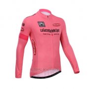 2014 Fahrradbekleidung Giro D'italien Rosa Trikot Langarm und Tragerhose