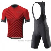 2017 Fahrradbekleidung Altura Peloton Rot Trikot Kurzarm und Tragerhose