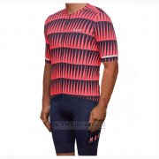 2019 Fahrradbekleidung Maap Rot Shwarz Trikot Kurzarm und Tragerhose