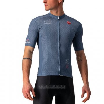 2021 Fahrradbekleidung Giro d'Italia Grau Trikot Kurzarm und Tragerhose