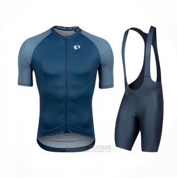 2021 Fahrradbekleidung Pearl Izumi Dunkel Blau Trikot Kurzarm und Tragerhose