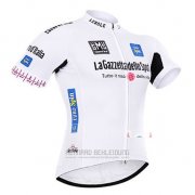 2015 Fahrradbekleidung Giro D'italien Wei Trikot Kurzarm und Tragerhose