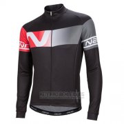 2016 Fahrradbekleidung Nalini Rot und Shwarz Trikot Langarm und Tragerhose