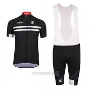 2017 Fahrradbekleidung Felt Shwarz und Wei Trikot Kurzarm und Tragerhose