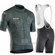 2019 Fahrradbekleidung Northwave Grau Trikot Kurzarm und Tragerhose(2)