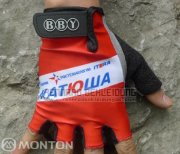 2011 Katusha Handschuhe Radfahren Rot