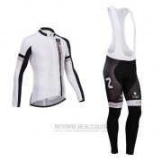 2014 Fahrradbekleidung Nalini Shwarz und Rot Trikot Langarm und Tragerhose