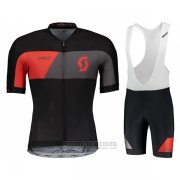 2018 Fahrradbekleidung Castelli Grau Rot Shwarz Trikot Kurzarm und Tragerhose