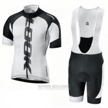 2018 Fahrradbekleidung Look Shwarz Wei Trikot Kurzarm Tragerhose