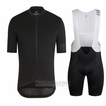 2018 Fahrradbekleidung Ralph Shwarz Trikot Kurzarm und Tragerhose