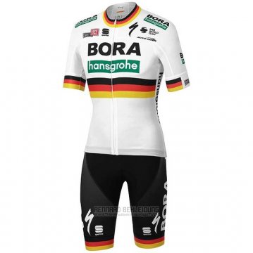 2020 Fahrradbekleidung Bora Champion Deutschland Trikot Kurzarm und Tragerhose