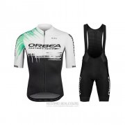 2021 Fahrradbekleidung Orbea Wei Shwarz Trikot Kurzarm und Tragerhose