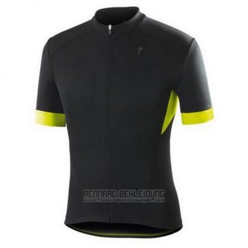 2016 Fahrradbekleidung Specialized Hell Shwarz Trikot Kurzarm und Tragerhose