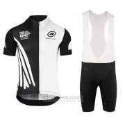 2018 Fahrradbekleidung Assos SS.Capeepicxc Wei Trikot Kurzarm und Tragerhose