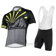 2018 Fahrradbekleidung Pearl Izumi Select Escape LTD Shwarz Trikot Kurzarm und Tragerhose