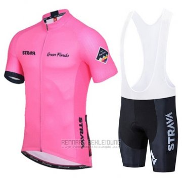 2019 Fahrradbekleidung STRAVA Rosa Trikot Kurzarm und Overall