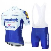 2020 Fahrradbekleidung Deceuninck Quick Step Wei Azul Trikot Kurzarm und Tragerhose(1)