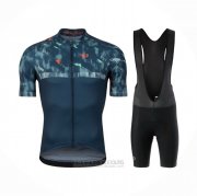 2021 Fahrradbekleidung Pearl Izumi Blau Grun Trikot Kurzarm und Tragerhose