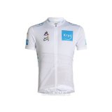 2021 Fahrradbekleidung Tour de France Wei Trikot Kurzarm und Tragerhose