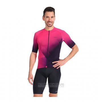 2022 Fahrradbekleidung Gore Volett Trikot Kurzarm und Tragerhose