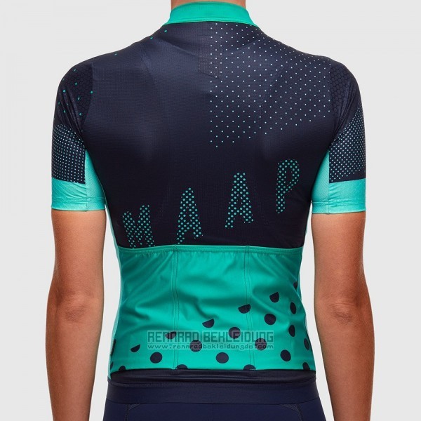 2017 Fahrradbekleidung Frau Maap Shwarz Trikot Kurzarm und Tragerhose