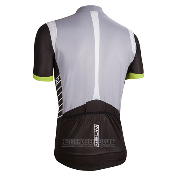 2017 Fahrradbekleidung Frau Nalini Shwarz und Wei Trikot Kurzarm und Tragerhose