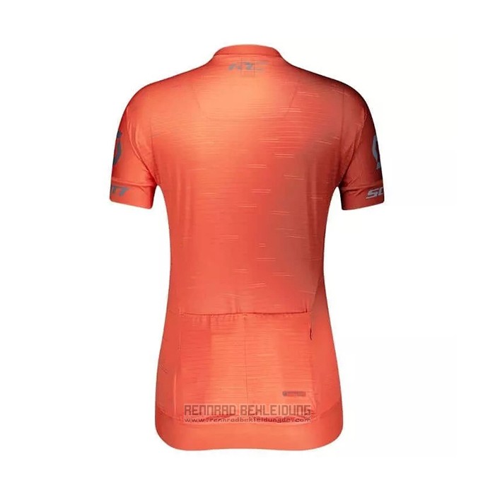 2021 Fahrradbekleidung Frau Nalini Orange Trikot Kurzarm und Tragerhose