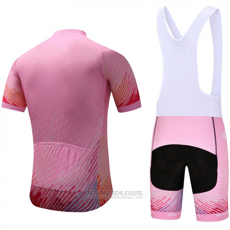 2018 Fahrradbekleidung Sobycle Rosa Trikot Kurzarm und Tragerhose