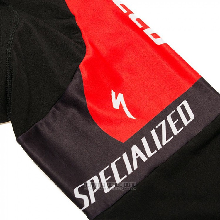 2018 Fahrradbekleidung Specialized Shwarz Rot Wei Trikot Langarm und Tragerhose