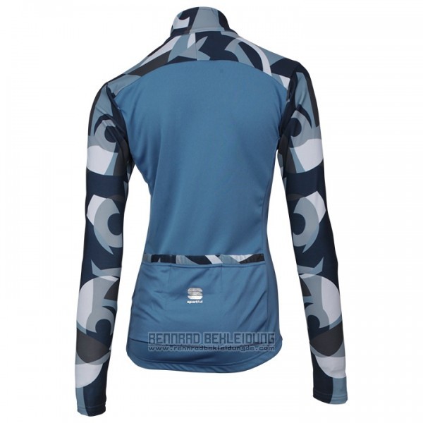 2017 Fahrradbekleidung Sportful Primavera Blau Trikot Langarm und Tragerhose - zum Schließen ins Bild klicken