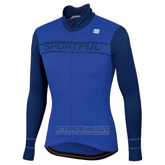 2020 Fahrradbekleidung Frau Sportful Blau Trikot Langarm und Tragerhose - zum Schließen ins Bild klicken