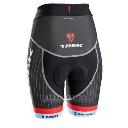 2015 Fahrradbekleidung Trek Blau und Shwarz Trikot Kurzarm und Tragerhose