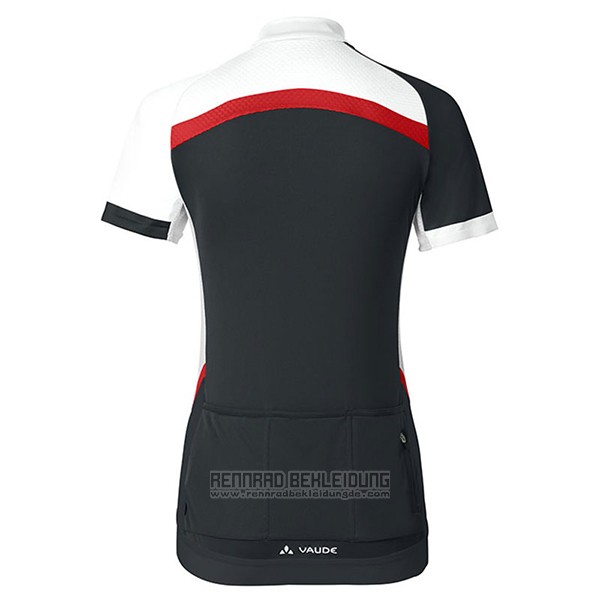 2017 Fahrradbekleidung Frau Vaude Wei und Shwarz Trikot Kurzarm und Tragerhose