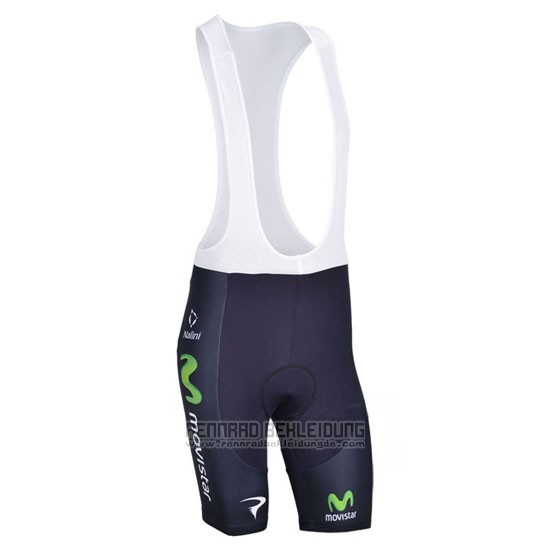 2013 Fahrradbekleidung Movistar Lider Wei Trikot Kurzarm und Tragerhose - zum Schließen ins Bild klicken