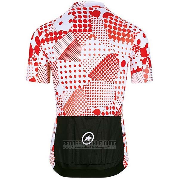 2020 Fahrradbekleidung Assos Erlkoenig Rot Wei Trikot Kurzarm und Tragerhose - zum Schließen ins Bild klicken