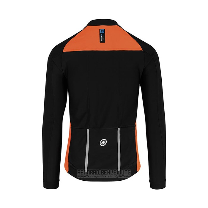 2021 Fahrradbekleidung Assos Orange Trikot Langarm und Tragerhose