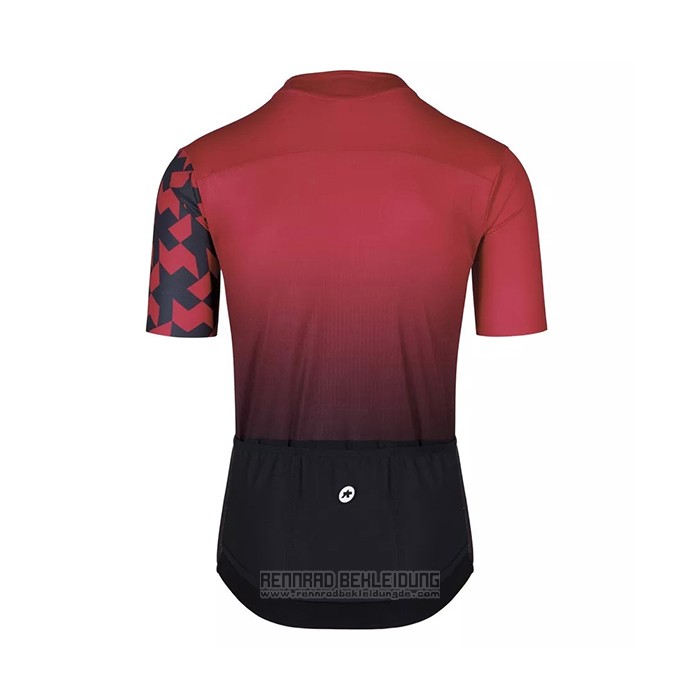2021 Fahrradbekleidung Assos Tief Rot Trikot Kurzarm und Tragerhose - zum Schließen ins Bild klicken