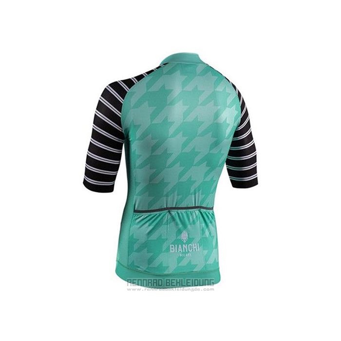 2020 Fahrradbekleidung Bianchi Blau Shwarz Trikot Kurzarm und Tragerhose