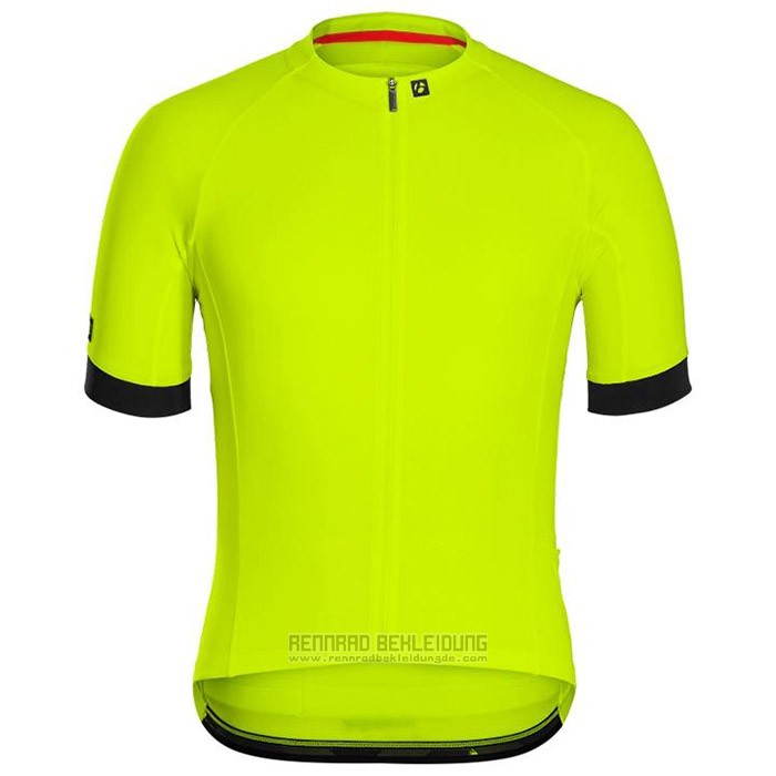 2020 Fahrradbekleidung Bontrage Gelb Trikot Kurzarm und Tragerhose