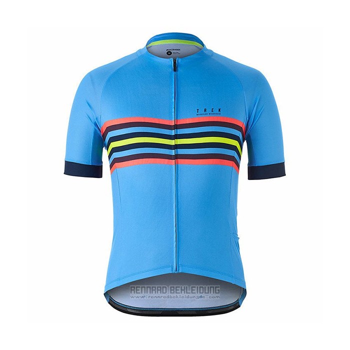 2021 Fahrradbekleidung Bontrager Blau Trikot Kurzarm und Tragerhose - zum Schließen ins Bild klicken