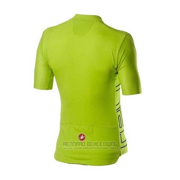 2020 Fahrradbekleidung Castelli Grun Trikot Kurzarm und Tragerhose