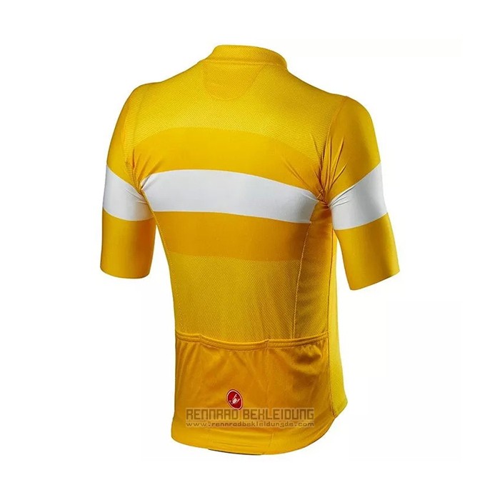2021 Fahrradbekleidung Castelli Gelb Trikot Kurzarm und Tragerhose - zum Schließen ins Bild klicken
