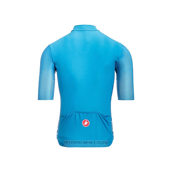 2021 Fahrradbekleidung Castelli Licht Blau Trikot Kurzarm und Tragerhose
