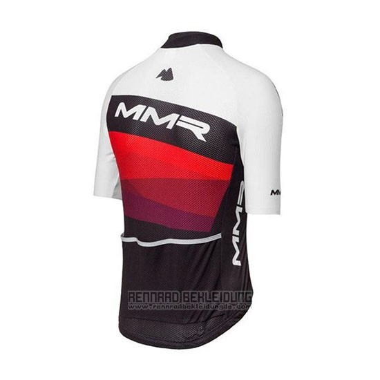 2020 Fahrradbekleidung MMR Wei Shwarz Rot Trikot Kurzarm und Tragerhose - zum Schließen ins Bild klicken