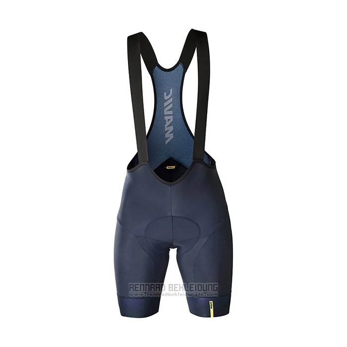 2021 Fahrradbekleidung Mavic Blau Trikot Kurzarm und Tragerhose