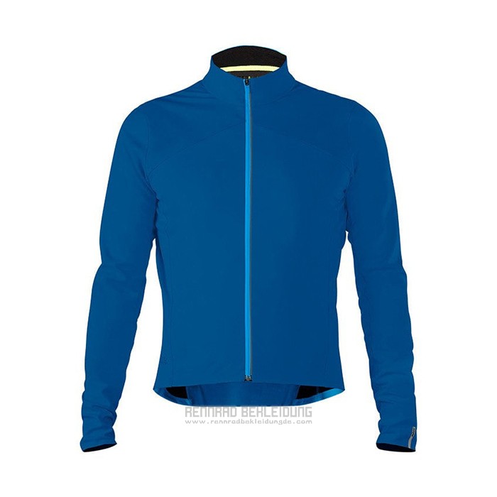 2021 Fahrradbekleidung Mavic Blau Trikot Langarm und Tragerhose - zum Schließen ins Bild klicken