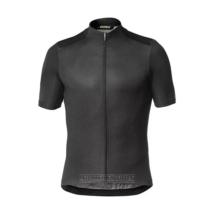 2021 Fahrradbekleidung Mavic Shwarz Trikot Kurzarm und Tragerhose - zum Schließen ins Bild klicken