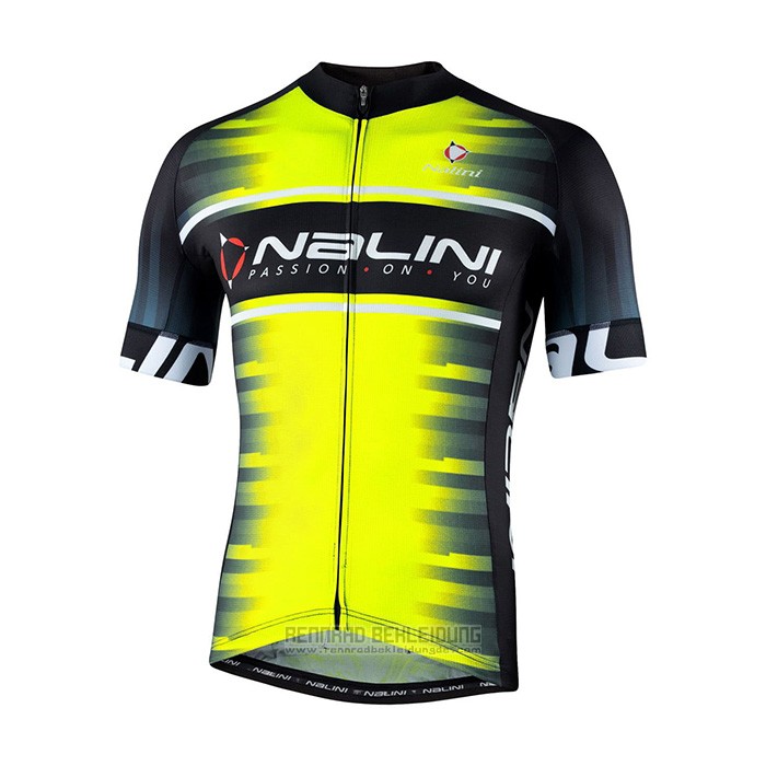 2021 Fahrradbekleidung Nalini Gelb Trikot Kurzarm und Tragerhose - zum Schließen ins Bild klicken